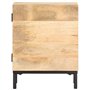 vidaXL Table de Chevet Armoire de Chevet avec 1 Porte Table de Nuit Armoire de Lit Chambre à Coucher Intérieur 40x30x51 cm Bois 
