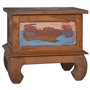 vidaXL Table de Chevet Table de Nuit Armoire de Lit Armoire de Chevet avec 1 Tiroir Chambre à Coucher Maison Intérieur Bois de T