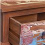vidaXL Table de Chevet Table de Nuit Armoire de Lit Armoire de Chevet avec 1 Tiroir Chambre à Coucher Maison Intérieur Bois de T