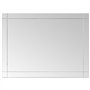 vidaXL Miroir Mural Miroir Cosmétique Maquillage Miroir de Décoration Salle de Bain Chambre à Coucher Maison Intérieur 60x50 cm 