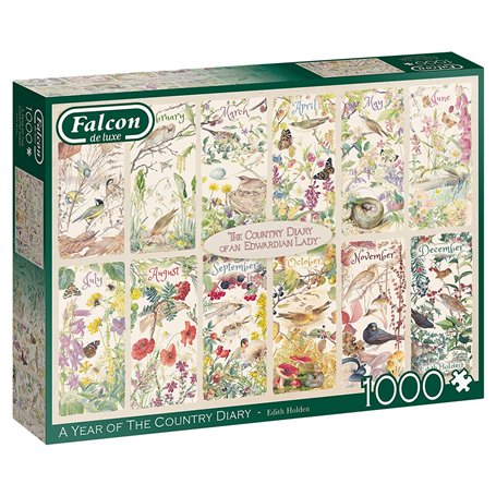 Jumbo, Falcon de Luxe – Un an du Pays – Puzzles pour Adultes – 1000 pièces