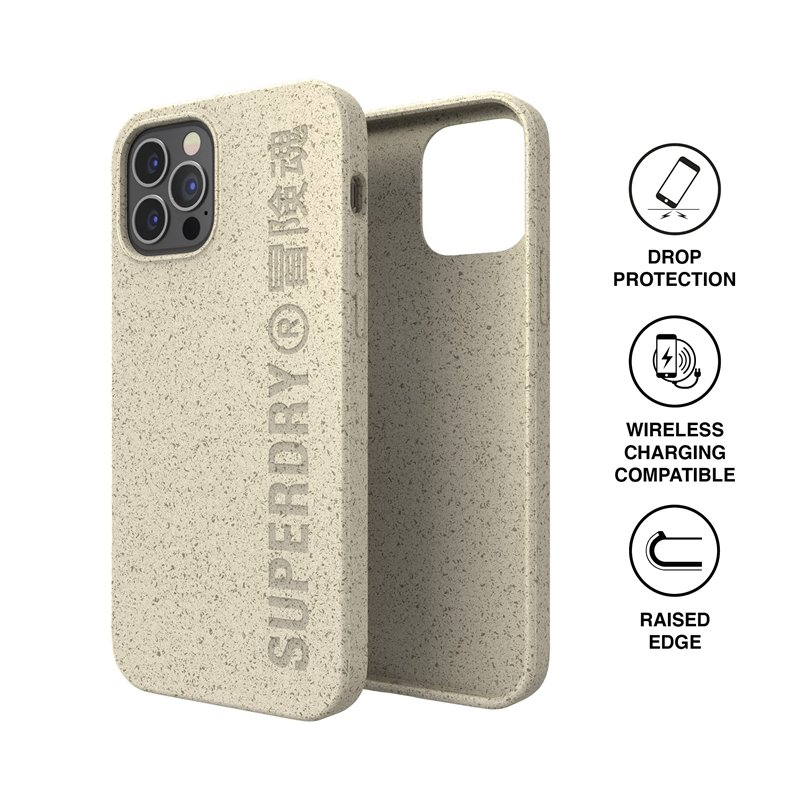 Image secondaire de Superdry 42624 Coque de Protection pour iPhone 12 Pro 6.1 - Compostable - Matériaux à Base de matières Bio pour iPhone 12 / iPho