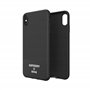 Superdry Coque de Protection en Toile moulée pour iPhone XS Max, Noir