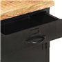 vidaXL Table de Chevet Table de Nuit Armoire de Chevet Armoire de Lit avec 1 Tiroir et 1 Porte Chambre Intérieur 40x30x52 cm Boi