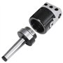 vidaXL Tête d'Alésage 50 mm et Tige de Perçage MT2 de Fraisage à Tour Tête de Perçage Cylindrique Centre d’Usinage Accessoire de