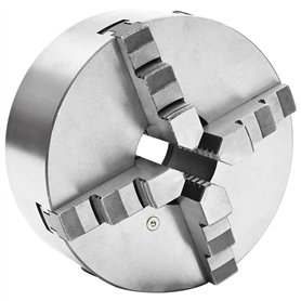 vidaXL Mandrin de Tour Auto-centrant à 4 Mâchoires Projet de Bricolage Serrage Accessoire pour Tour Machoires à Centrage 200 mm 