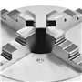 vidaXL Mandrin de Tour Auto-centrant à 4 Mâchoires Projet de Bricolage Serrage Accessoire pour Tour Machoires à Centrage 200 mm 