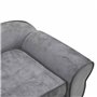 vidaXL Canapé pour Chien Gris 72x45x30 cm Peluche Sofa pour Chat Animaux