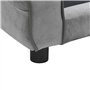 vidaXL Canapé pour Chien Gris 72x45x30 cm Peluche Sofa pour Chat Animaux