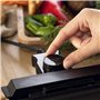 Cecotec Tasty&Grill 2000 Plancha électrique en bambou Puissance 2 000 W, structure en bambou, thermostat réglable, plaque plate,