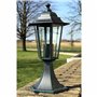 vidaXL 2X Lampes de Jardin Luminaire d'Allée Eclairage de Patio Lanterne de Jardin Lampe sur Pied de Terrasse Extérieur Vert Fon