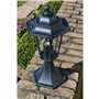vidaXL 2X Lampes de Jardin Luminaire d'Allée Eclairage de Patio Lanterne de Jardin Lampe sur Pied de Terrasse Extérieur Vert Fon