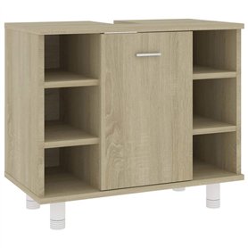 vidaXL Armoire de Salle de Bain Chêne Sonoma 60x32x53,5 cm Aggloméré