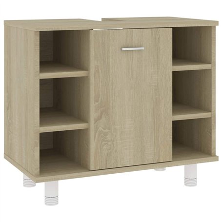 vidaXL Armoire de Salle de Bain Chêne Sonoma 60x32x53,5 cm Aggloméré