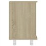vidaXL Armoire de Salle de Bain Chêne Sonoma 60x32x53,5 cm Aggloméré