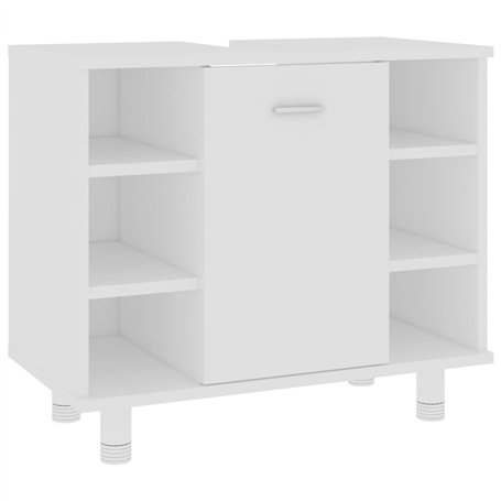 vidaXL Armoire de Salle de Bain Blanc 60x32x53,5 cm Aggloméré