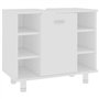vidaXL Armoire de Salle de Bain Blanc 60x32x53,5 cm Aggloméré