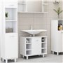 vidaXL Armoire de Salle de Bain Blanc 60x32x53,5 cm Aggloméré