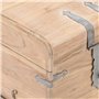 vidaXL Coffre Boîte de Rangement Coffre de Rangement Table de Chevet Armoire Verrouillable Intérieur Maison 40x40x40 cm Bois d'A