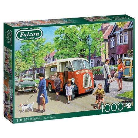 Jumbo, Falcon de Luxe – The Milkman, Puzzles pour Adultes, 1000 pièces