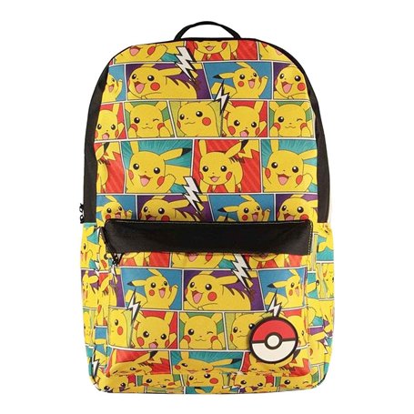 Difuzed Bp618761pok, Sac à Dos imprimé Bande dessinée Pikachu Homme, Jaune, Standard