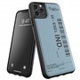DIESEL Coque de téléphone conçue pour iPhone 11 Pro - en Denim moulé avec Motif Code-Barres - Résistant aux Chocs et aux Chutes 