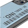 DIESEL Coque de téléphone conçue pour iPhone 11 Pro - en Denim moulé avec Motif Code-Barres - Résistant aux Chocs et aux Chutes 