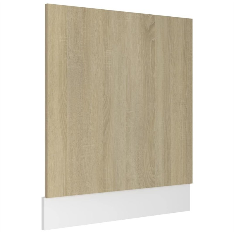 vidaXL Panneau de Particules pour Lave-Vaisselle avec plinthe - 59,5 x 3 x 67 cm