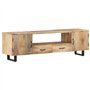 vidaXL Meuble TV Armoire Basse Centre de Divertissement Meuble de Salon Salle de Séjour Maison Intérieur 160x30x45 cm Bois Massi