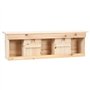 vidaXL Maison pour Moineau avec 5 Chambres Nichoir Cage Jardin Bois de Sapin