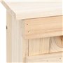 vidaXL Maison pour Moineau avec 5 Chambres Nichoir Cage Jardin Bois de Sapin