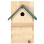 vidaXL 4X Bois de Sapin Nichoirs 23x19x33 cm Maison Cage à Oiseaux Jardin