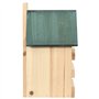 vidaXL 4X Bois de Sapin Nichoirs 23x19x33 cm Maison Cage à Oiseaux Jardin