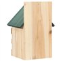 vidaXL 4X Bois de Sapin Nichoirs 23x19x33 cm Maison Cage à Oiseaux Jardin