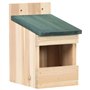 vidaXL 4X Bois de Sapin Nichoirs 12x16x20 cm Maison Cage à Oiseaux Jardin