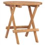 vidaXL Mobilier à Dîner d'Extérieur Pliable 3 pcs Ensemble de Salle à Manger de Jardin Mobilier de Terrasse Patio Bois Solide de