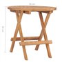 vidaXL Mobilier à Dîner d'Extérieur Pliable 3 pcs Ensemble de Salle à Manger de Jardin Mobilier de Terrasse Patio Bois Solide de