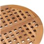vidaXL Mobilier à Dîner d'Extérieur Pliable 3 pcs Ensemble de Salle à Manger de Jardin Mobilier de Terrasse Patio Bois Solide de