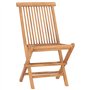 vidaXL Mobilier à Dîner d'Extérieur Pliable 3 pcs Ensemble de Salle à Manger de Jardin Mobilier de Terrasse Patio Bois Solide de