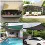 vidaXL Voile de Parasol Voile d'Ombrage Ecran Solaire de Jardin Store de Patio Terrasse Balcon Extérieur Tissu Oxford Carré 6x6 