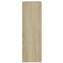 vidaXL - Bad-Spiegelschrank Sonoma-Eiche 62,5x20,5x64 cm Spanplatte