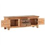 vidaXL Meuble TV Armoire Basse Centre de Divertissement avec 2 Compartiments et 2 Tiroirs Salon Intérieur Bois de Récupération M