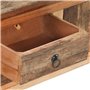 vidaXL Meuble TV Armoire Basse Centre de Divertissement avec 2 Compartiments et 2 Tiroirs Salon Intérieur Bois de Récupération M