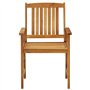 vidaXL 2X Chaises de Jardin avec Coussins Sièges de Patio Chaises de Terrasse Sièges d'Extérieur Chaises de Plage Camping Bois d