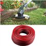 Fil Coupe-Bordure en Nylon Pour Coupe Bordures et Débrousailleuses 2mmx 90m Universel DIY Bobine Fil Bosse Tête Tondeuse À Gazon