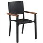 vidaXL Ensemble de Salle à Manger de Jardin 3 pcs Salon de Jardin Mobilier à Dîner de Terrasse Table et Chaises de Repas de Pati