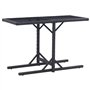 vidaXL Ensemble de Salle à Manger de Jardin 3 pcs Salon de Jardin Mobilier à Dîner de Terrasse Table et Chaises de Repas de Pati
