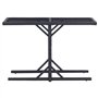vidaXL Ensemble de Salle à Manger de Jardin 3 pcs Salon de Jardin Mobilier à Dîner de Terrasse Table et Chaises de Repas de Pati