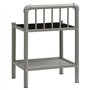 vidaXL Table de Chevet Table de Nuit Armoire de Chevet Armoire de Lit Chambre à Coucher Maison Intérieur Gris et Noir 45x34,5x62