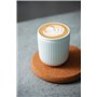 Bodum 12059-03 DOURO Set de 2 mugs en porcelaine double paroi, 0.1 l, Blanc